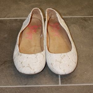Crochet Lace Flats